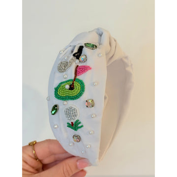 Beaded Golf Headband