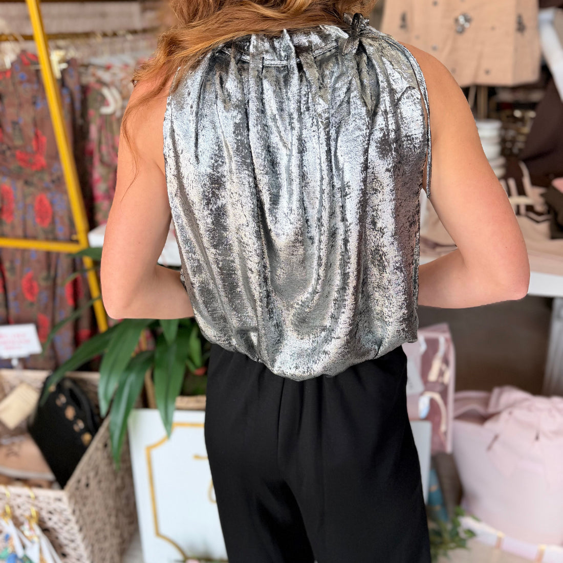 Helen Top (Charcoal)