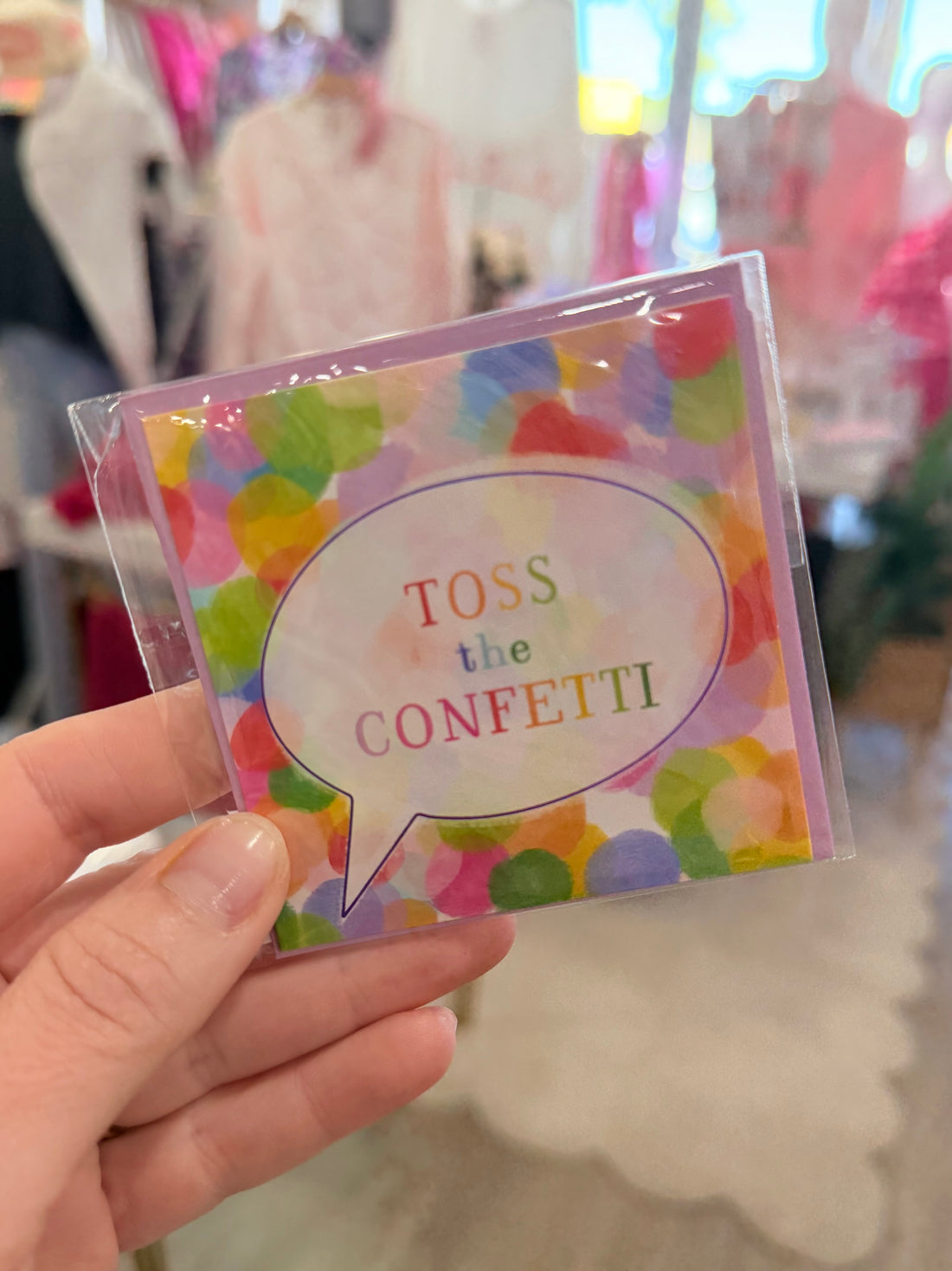 Gift Enclosure Cards & Envelope (Toss The Confetti)