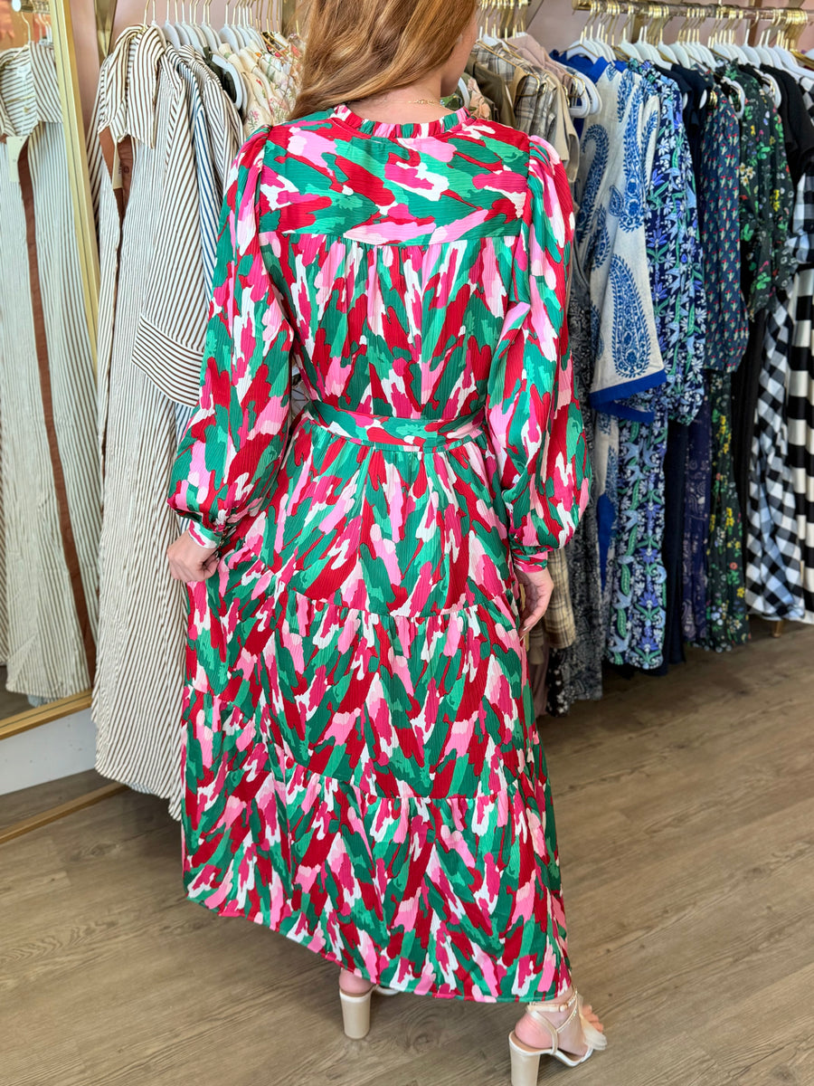 Gracelyn Twisted Pink Dress