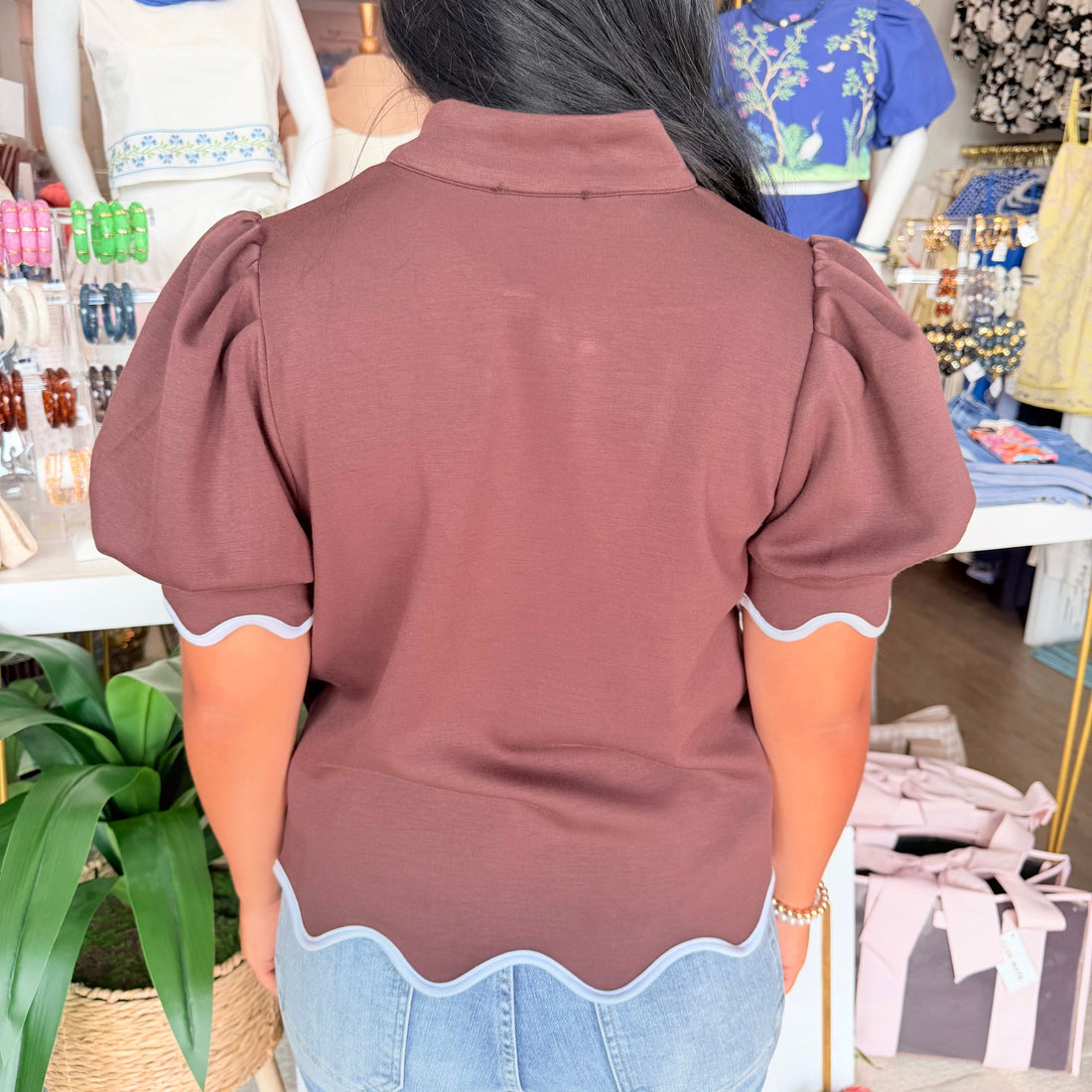 Celina Top (Brown)