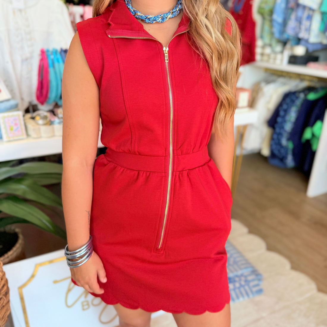 Chelle Dress (Red)