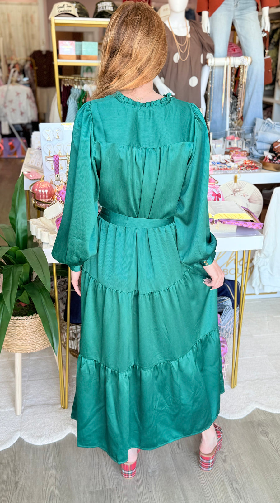 Gracelyn Aventurine Dress