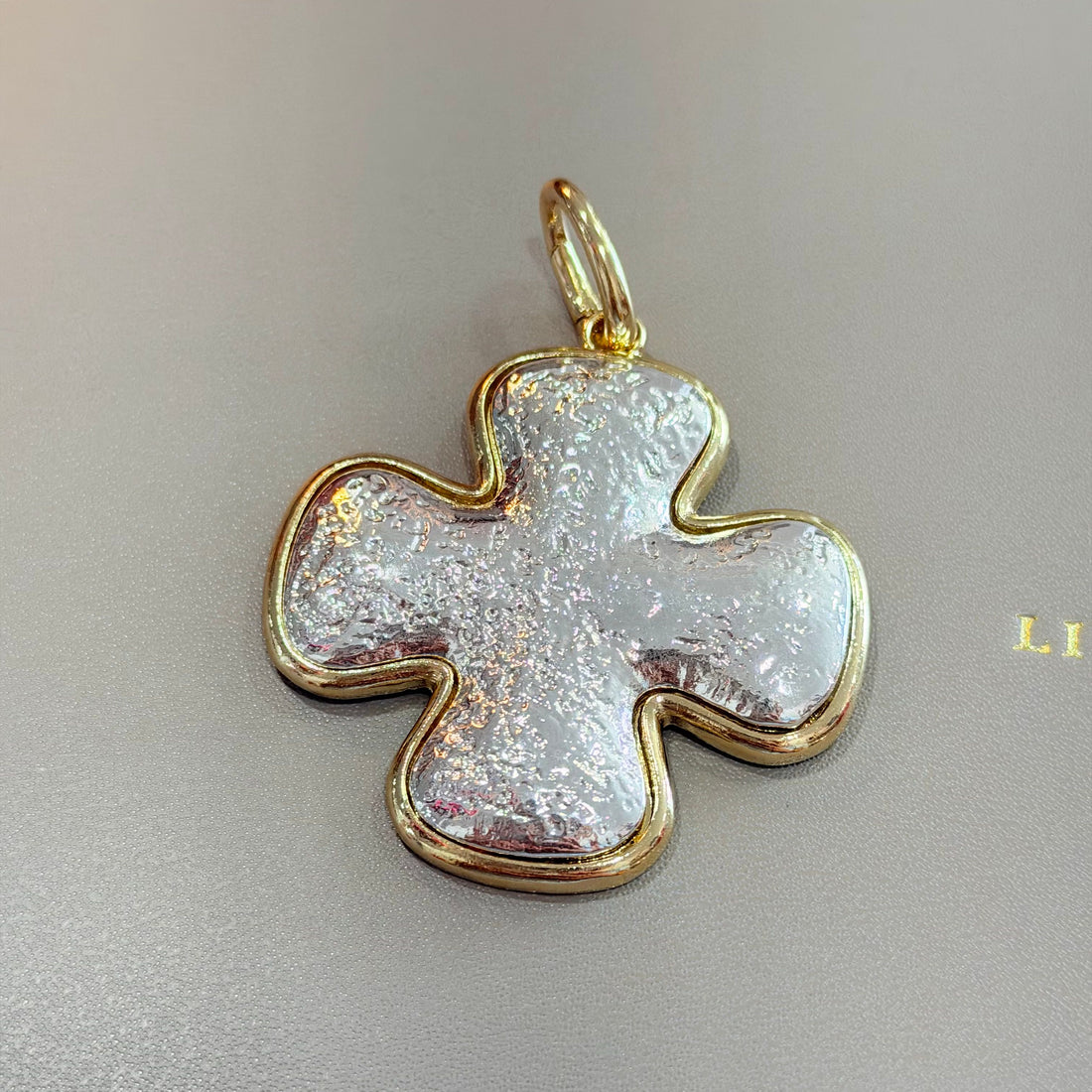 Chunky Cross Charm