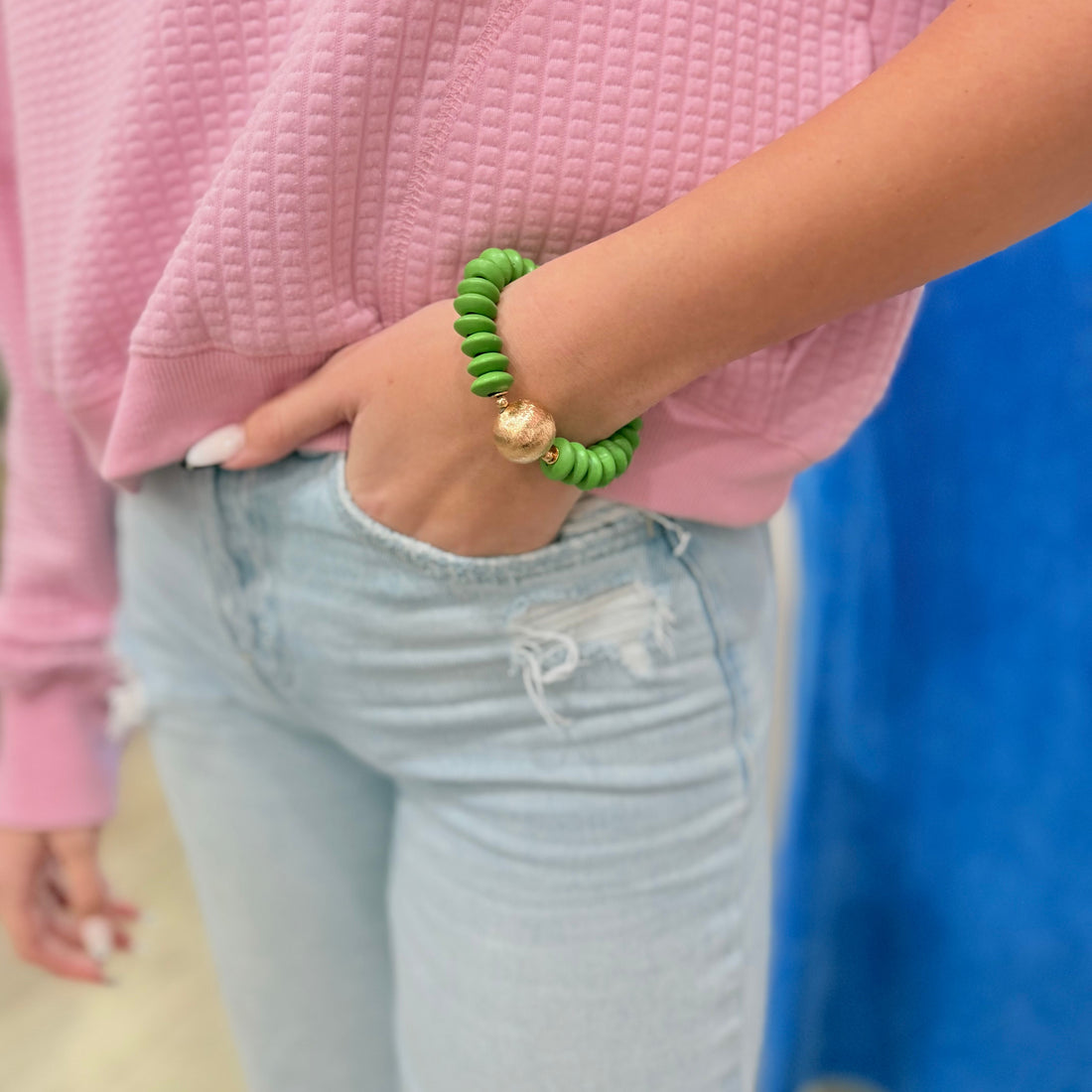 Wooden Bead Bracelet