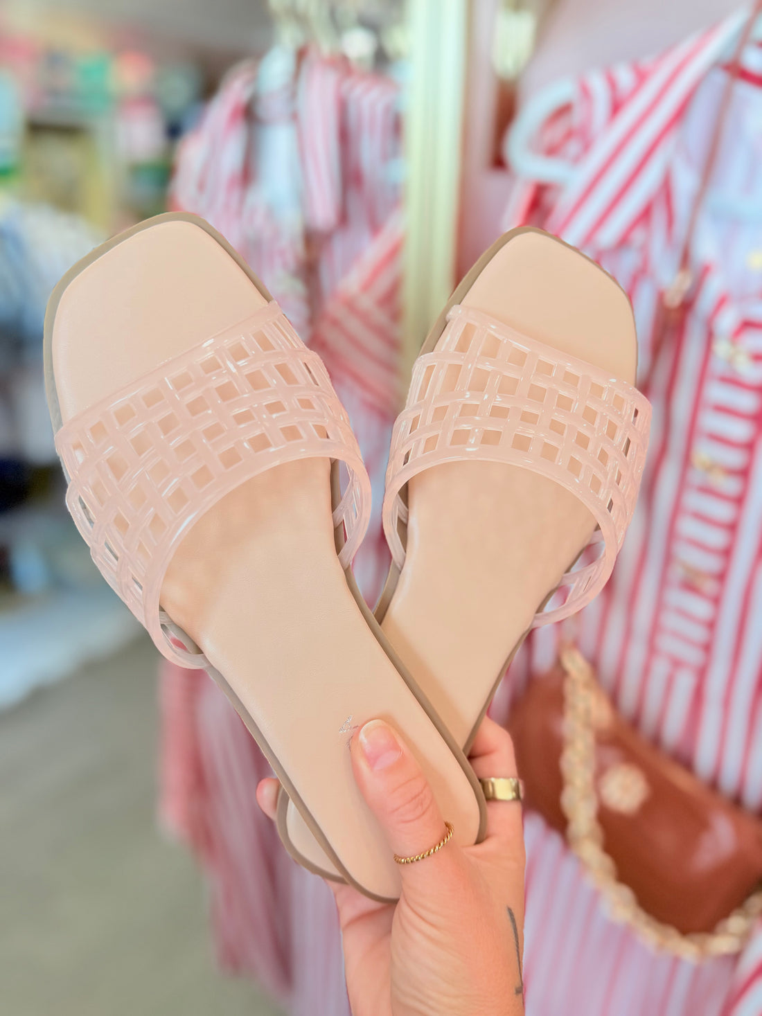 Jelly Woven Slide