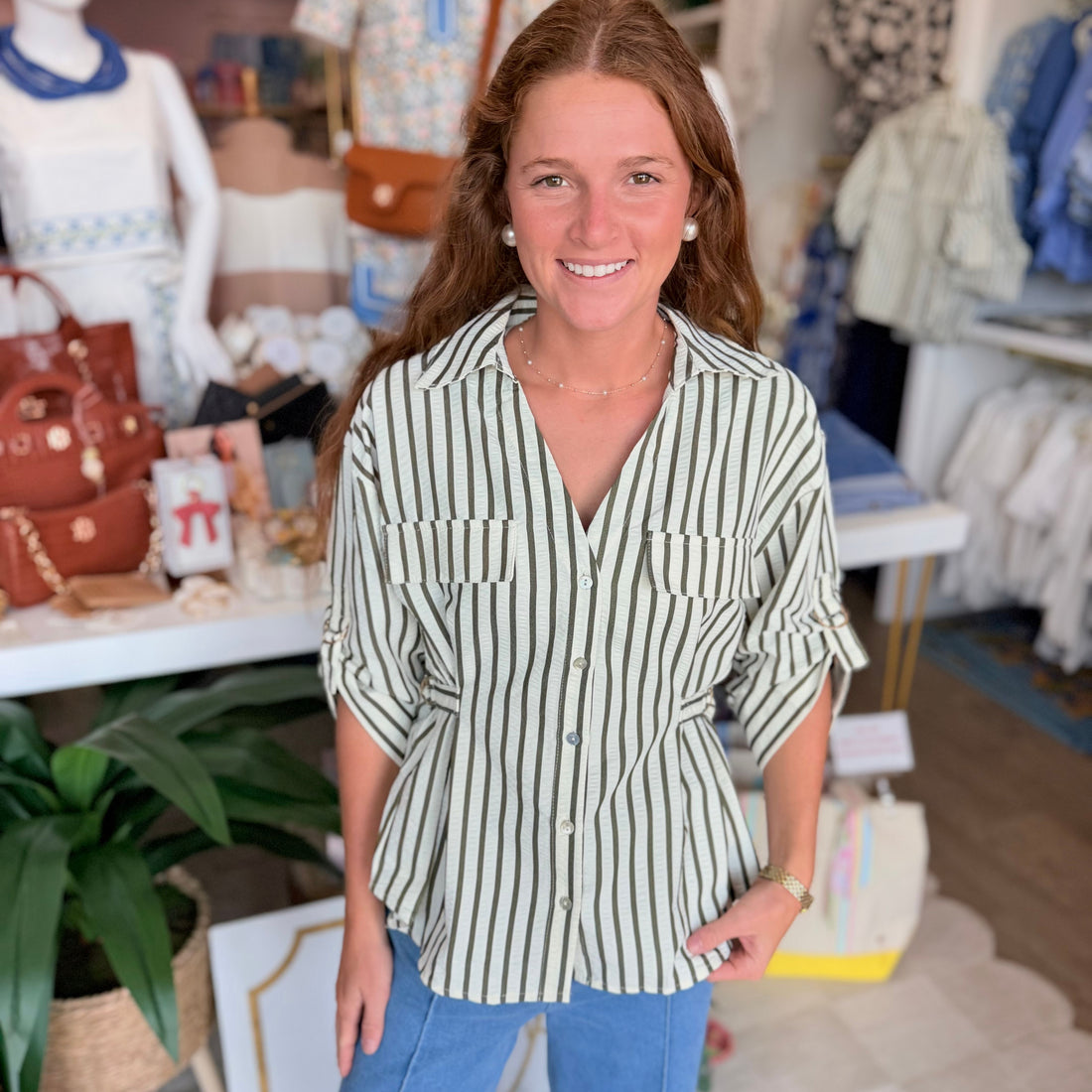 Paige Top (Olive)