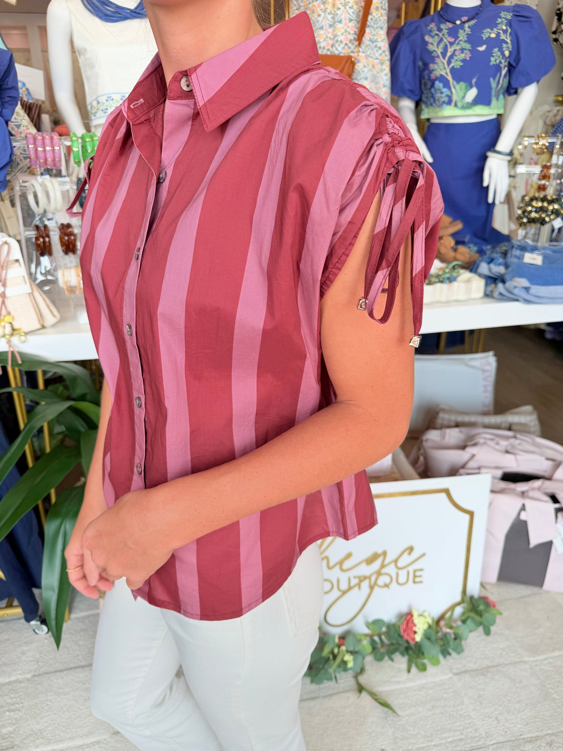 Ambre Top (Rust/Mauve)