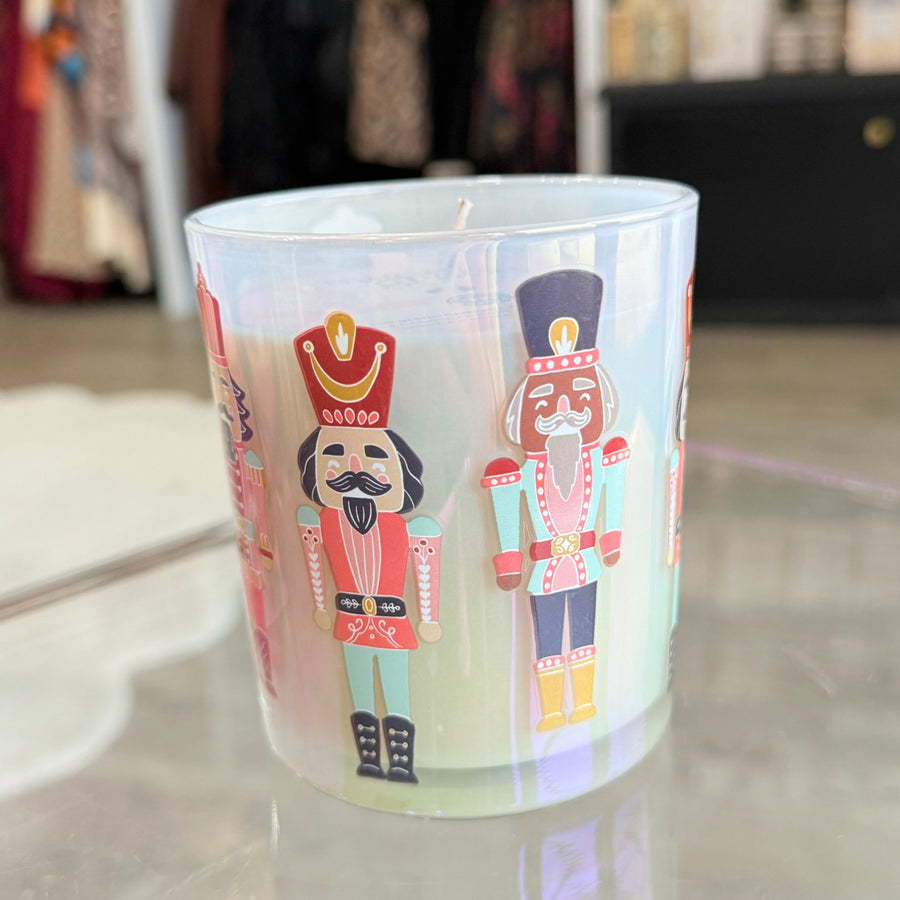Sweet Grace Nutcracker Candle