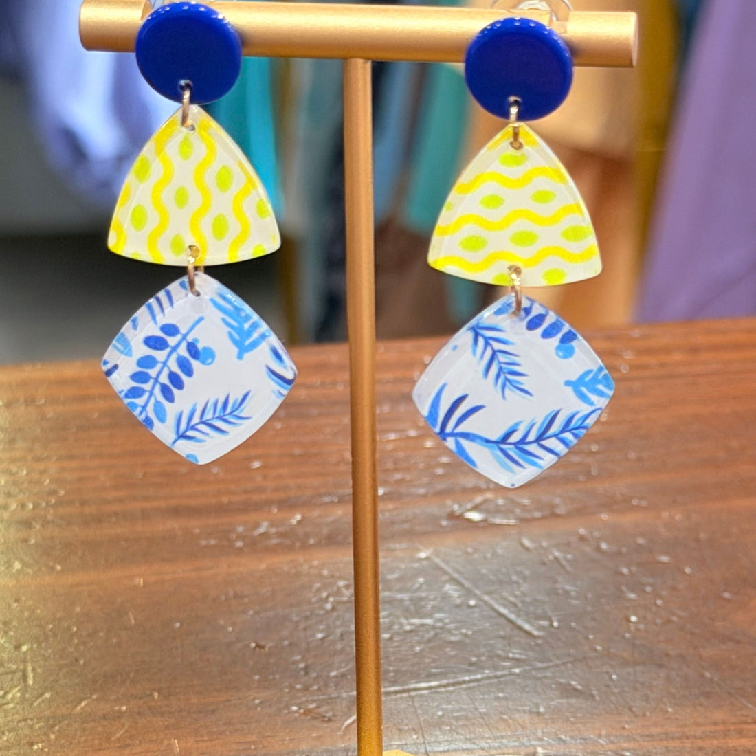 Tutti Frutti Earring (Blue)