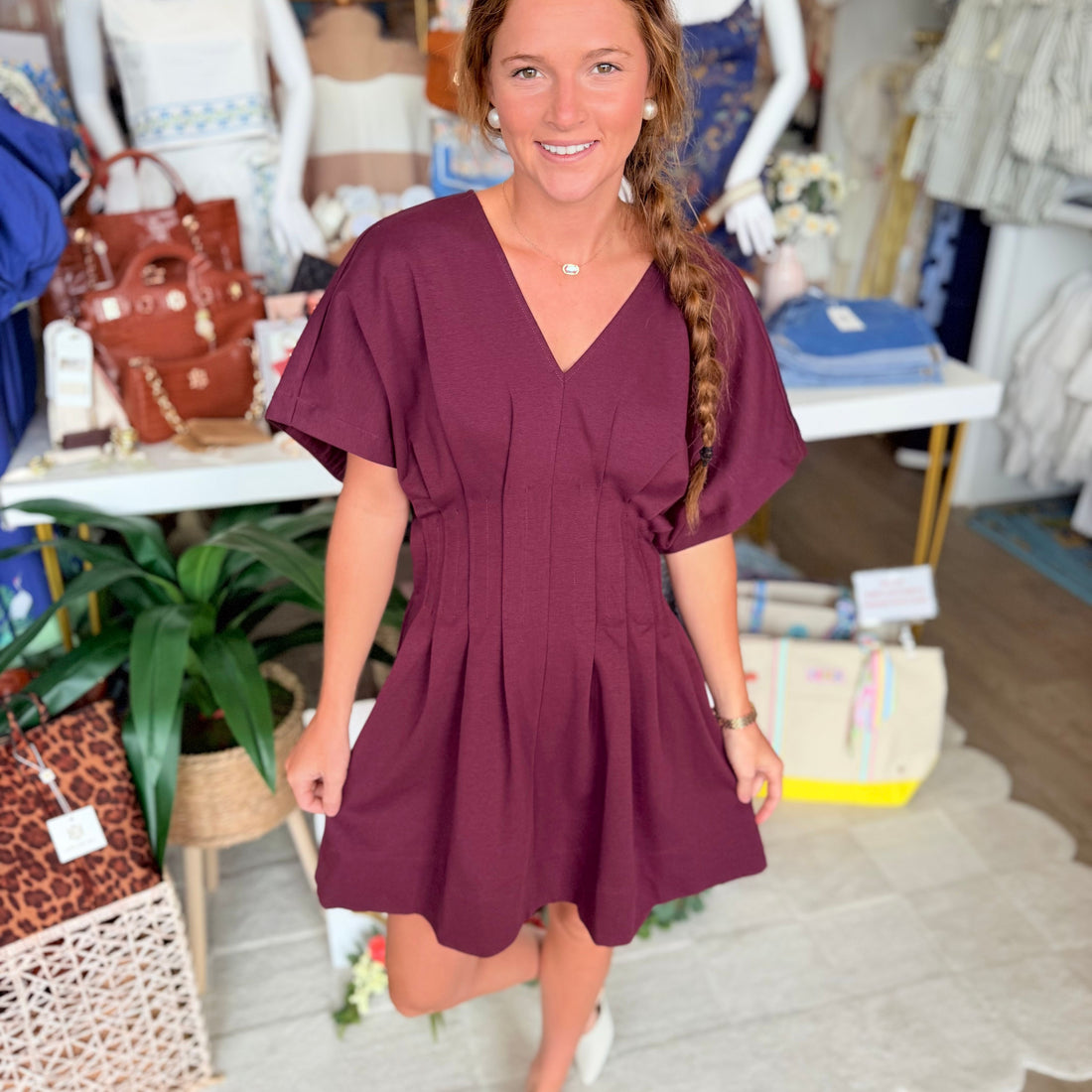 Layla Dress (Plum)