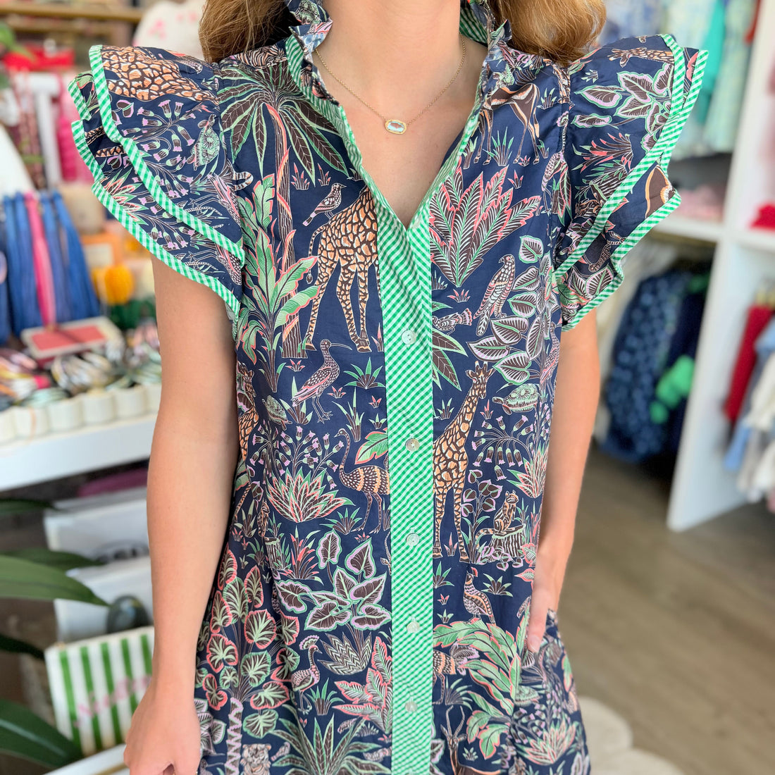 Suzie Dress (Navy)