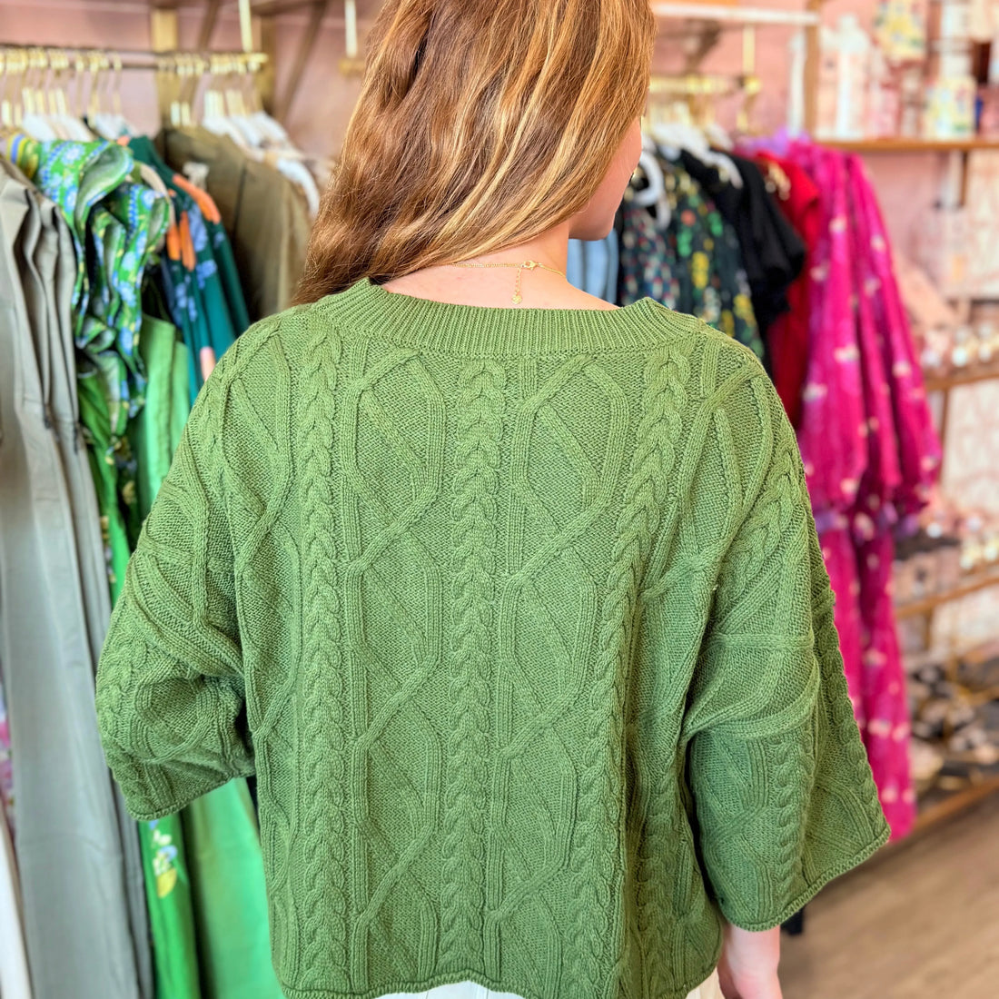 Terrie Knit Sweater (olive)