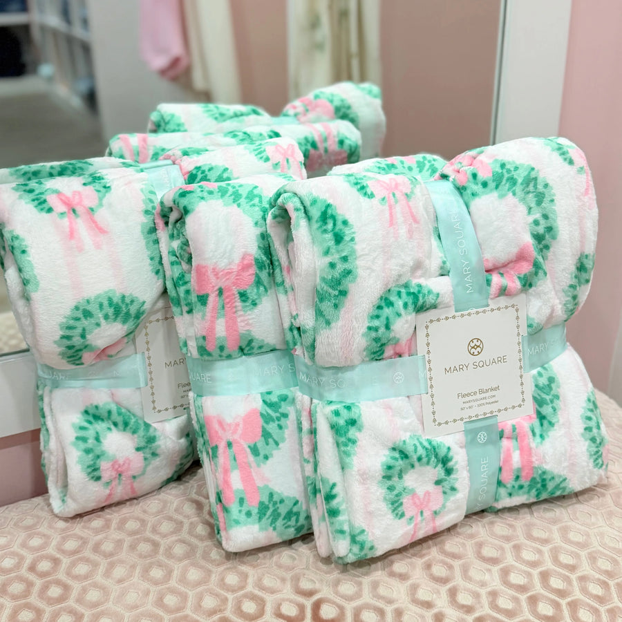 Rosy Wreath Blanket