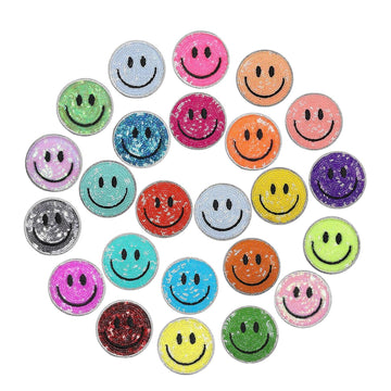 Sequins Smiley Patch