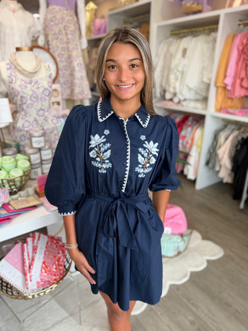 Tenley Dress (navy)