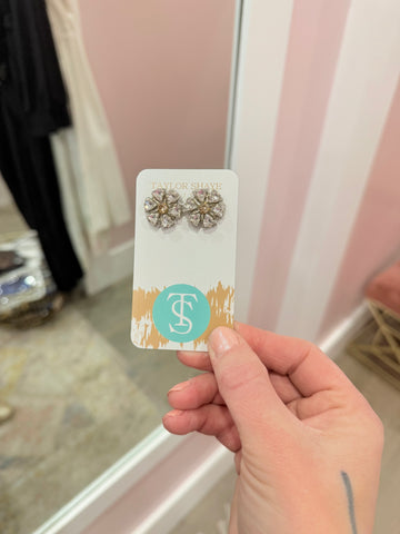 Beaded Stud Earring
