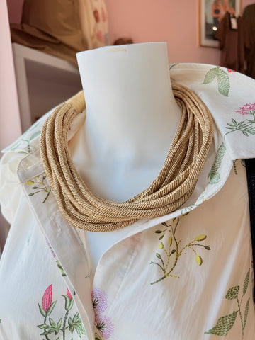 Jasmine Necklace (tan)