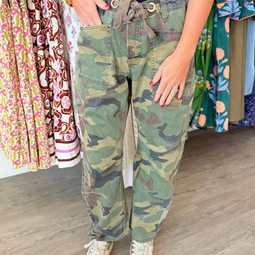 Camo Barrel Pant