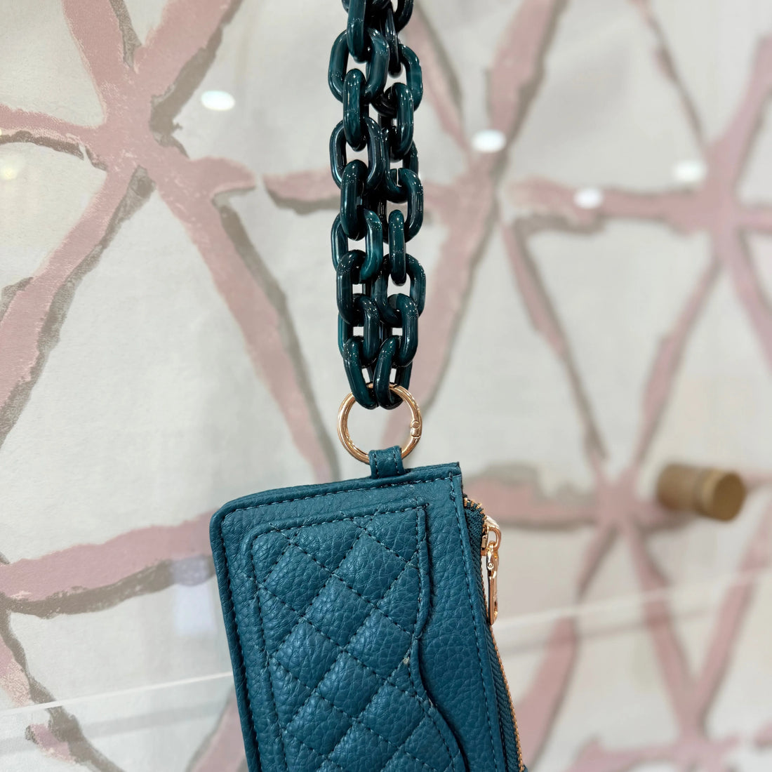 Rhodes Wristlet (peacock)