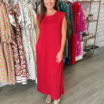 Nora Dress (red)