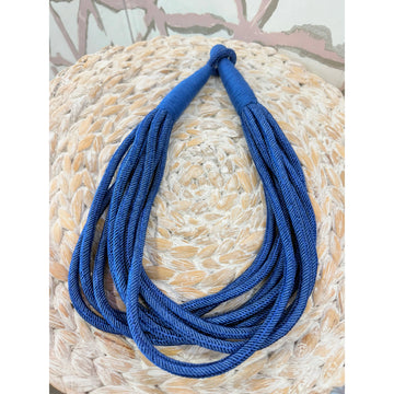 Jasmine Necklace (cobalt)