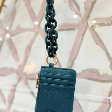 Rhodes Wristlet (peacock)