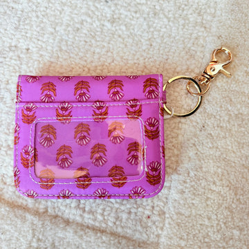 ID Wallet (pink floral)