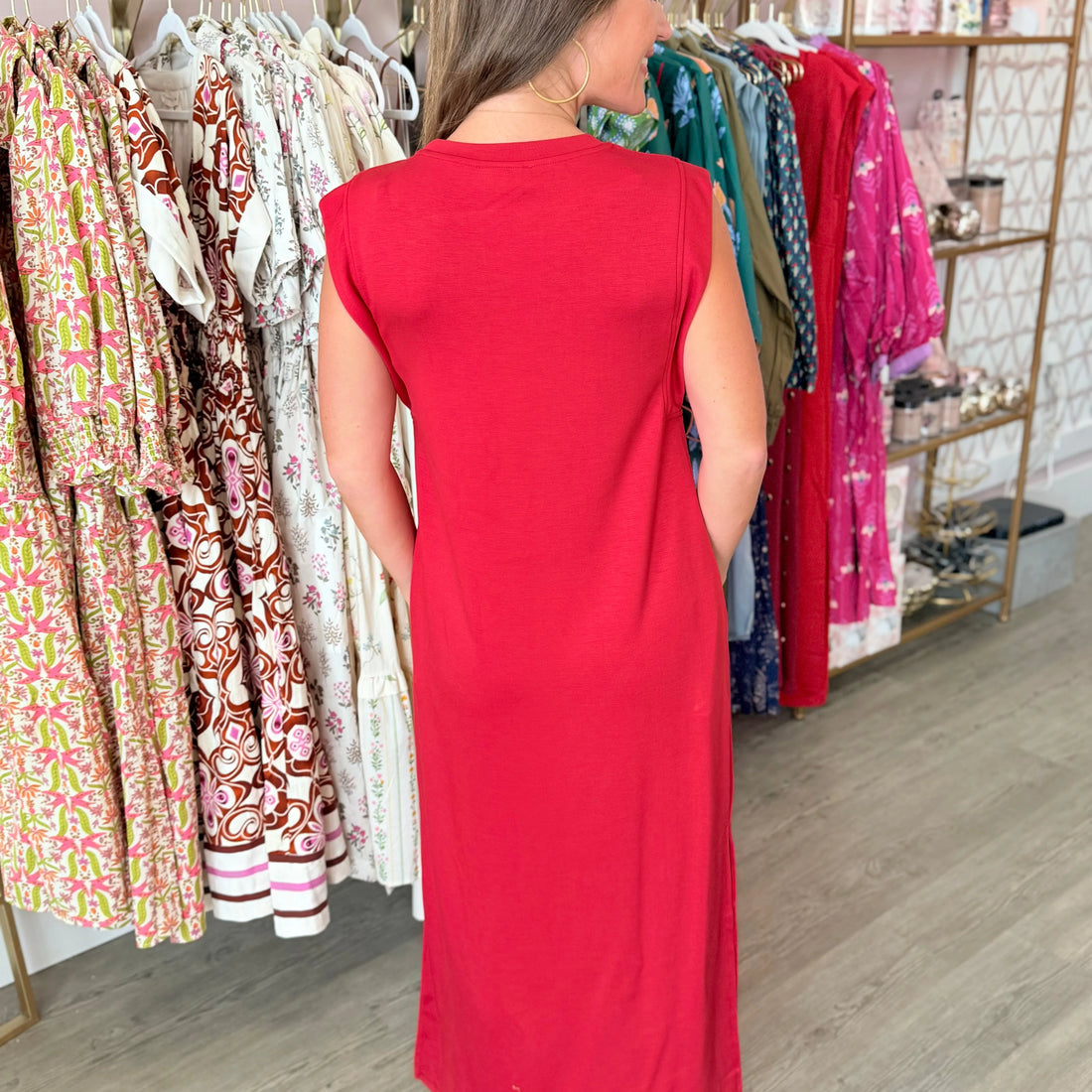 Nora Dress (red)