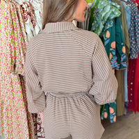 Juniper Romper (mocha)