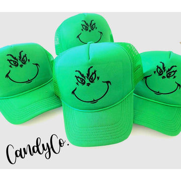 Grinch Trucker Hat