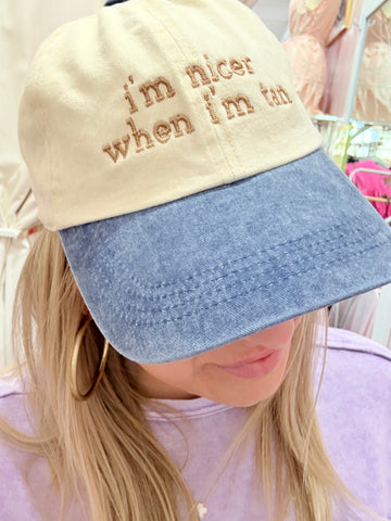 I'm Nicer When I'm Tan Trucker (two tone)