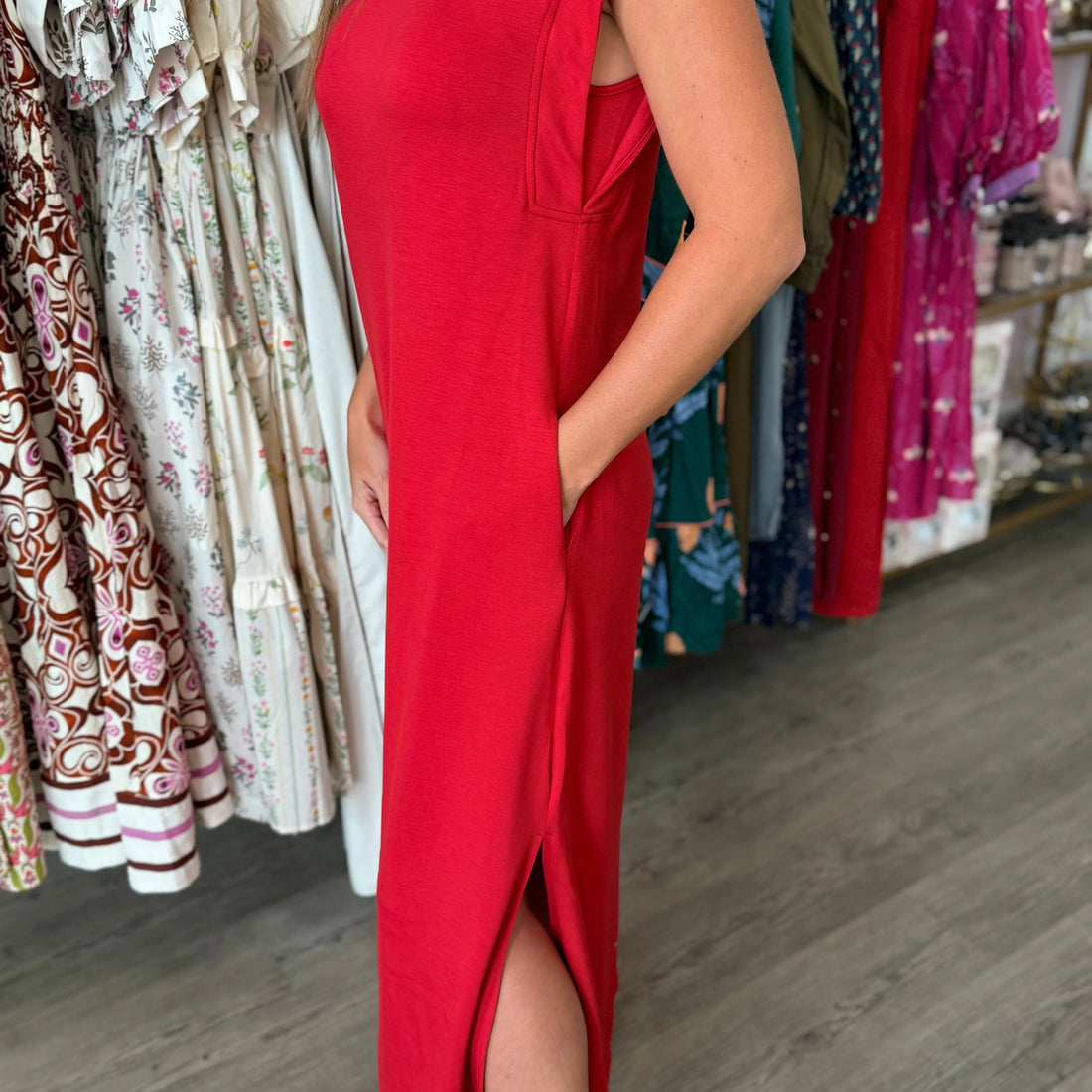 Nora Dress (red)