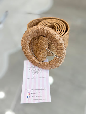 Zara Belt (dark tan)