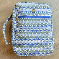 Bible Cover Navy Floral