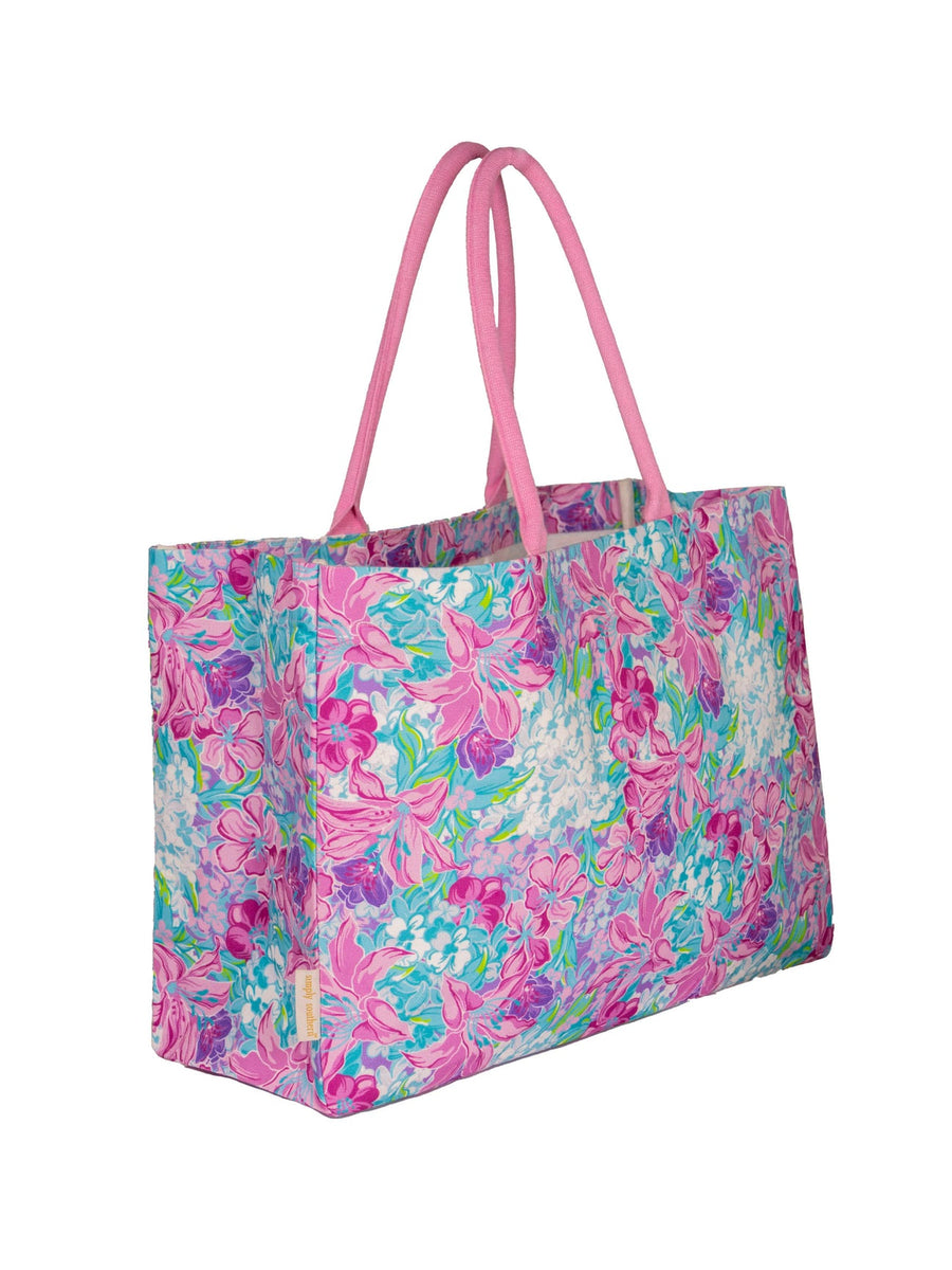 Simply Tote (pink flower)