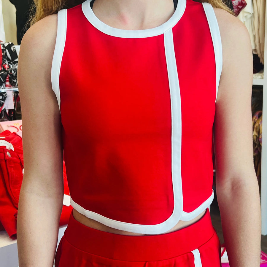 Bennett Top (red/white)