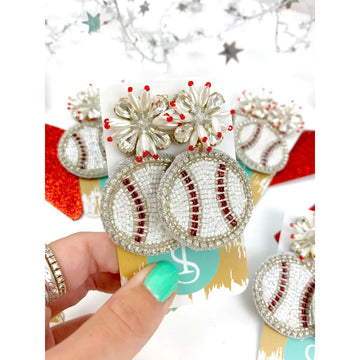Baseball Earrings