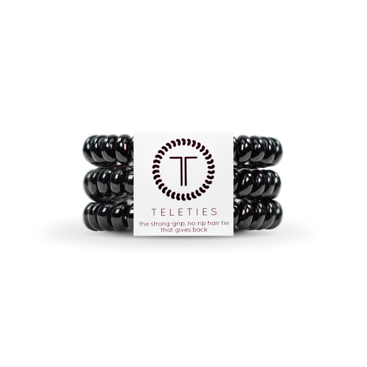 Black Small Teletie