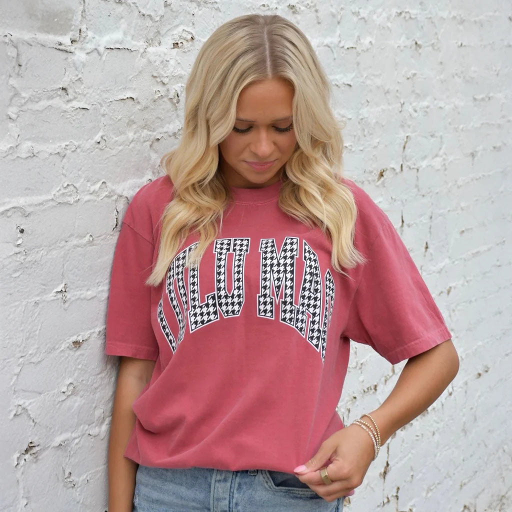 Houndstooth Lulu Mac Tee