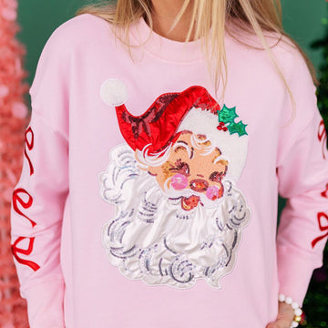 Brianna Cannon, Vintage Santa Sweatshirt
