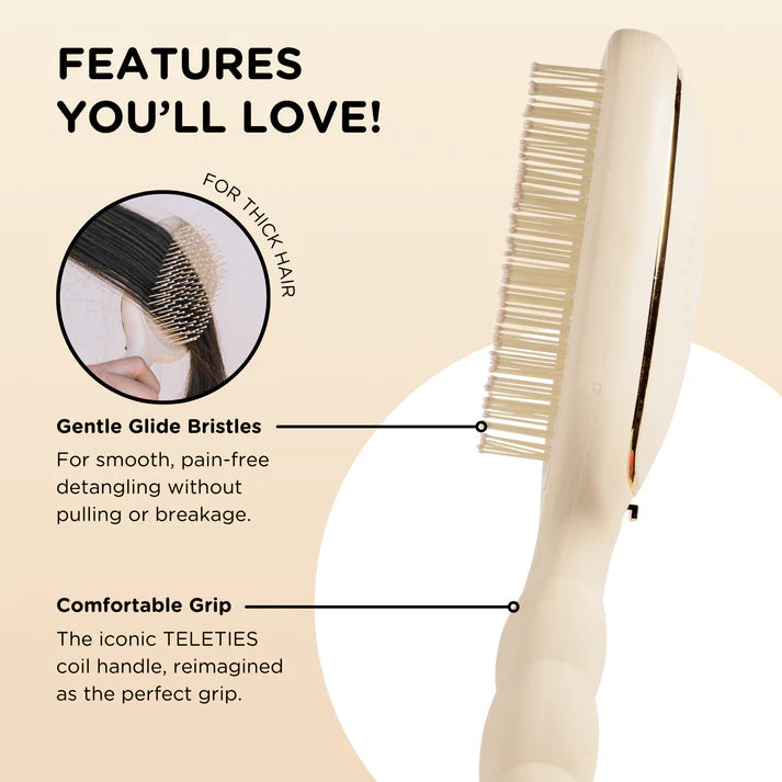 Datangler Hair Brush for Thick Hair (Tan)