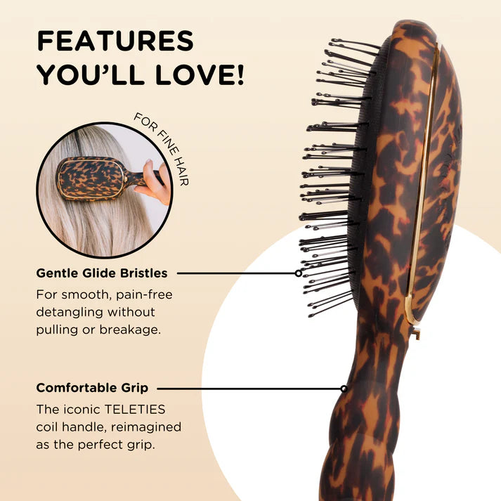 Datangler Hair Brush for Fine Hair (Tortoise)