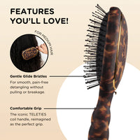 Datangler Hair Brush for Medium Hair (Tortoise)