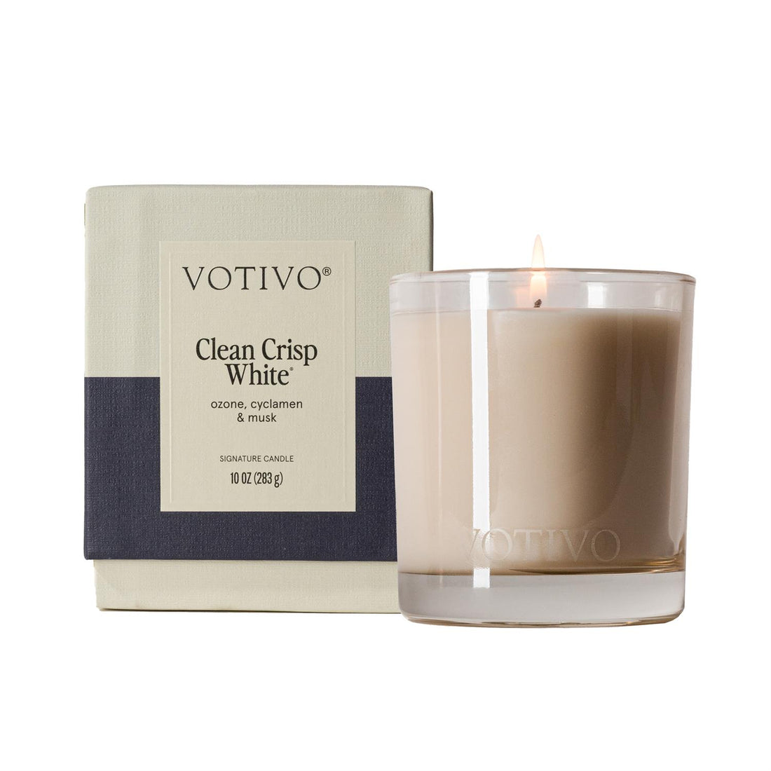 10 oz Signature Candle Clean Crisp White