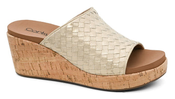 Wine and Dine Wedge, Corky Footwear