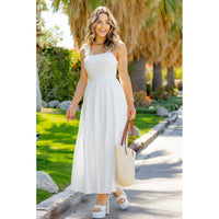 Solid Chiffon Maxi Dress