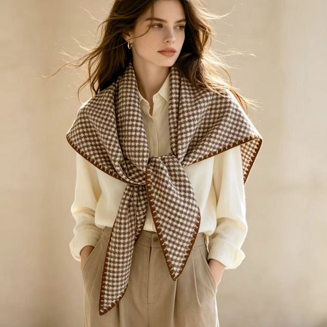Houndstooth Scarf