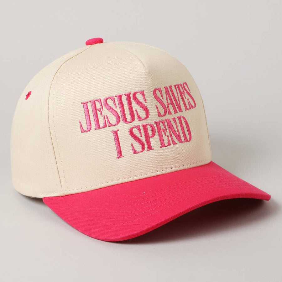 Jesus Saves I Spend Hat