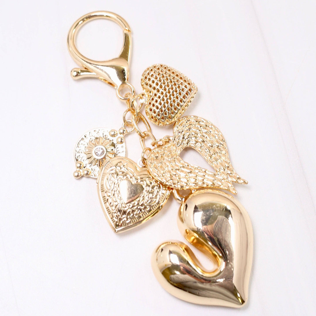 Puffy Heart Bag Charm